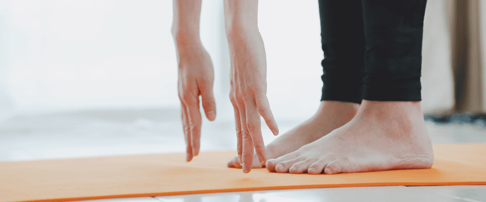 Souplesse obtenu au cours d'une séance de yoga à Bergerac